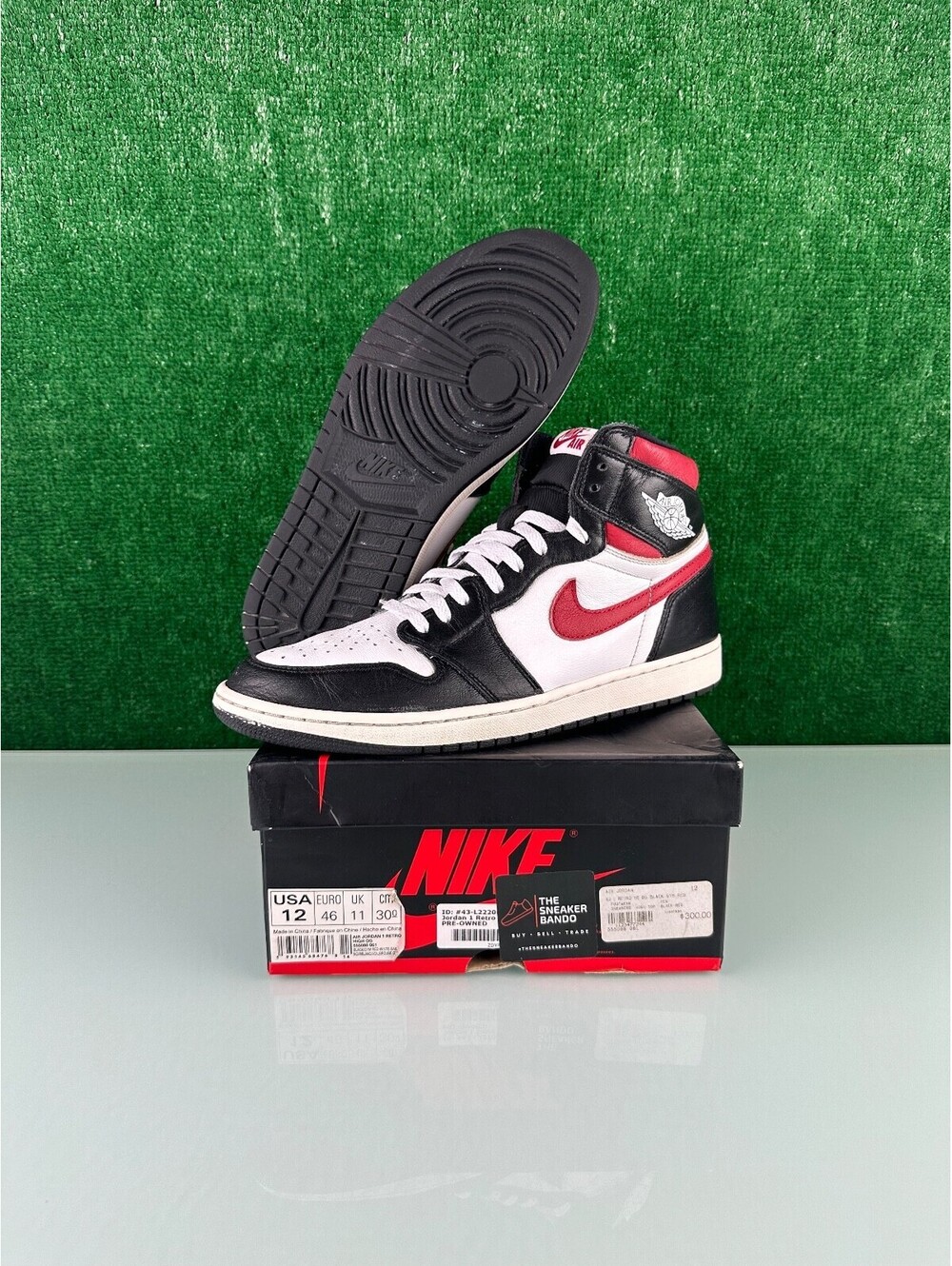 Size 12 - Jordan 1 Retro High OG Gym Red 2019